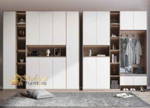 Harga pembuatan Lemari Pakaian per meter finishing HPL di Bekasi 2026