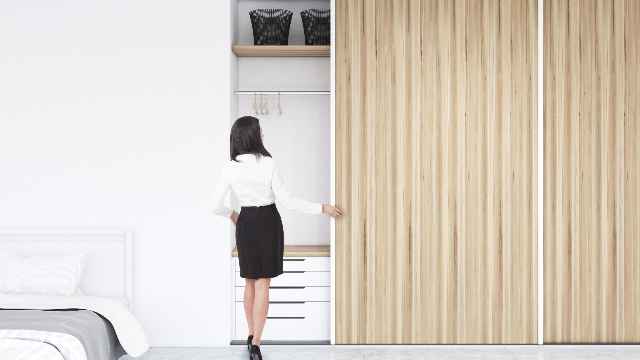Model lemari Pakaian Pintu Geser