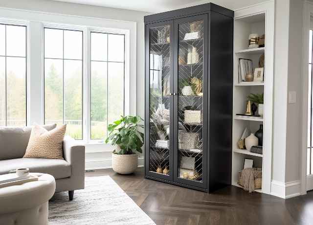 Lemari pakaian minimalis 2 pintu kaca Bekasi kota bahan multiplek anti rayap Lemari pakaian minimalis 2 pintu kaca Bekasi kota bahan multiplek anti rayap