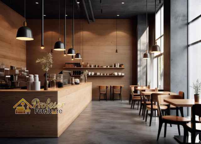 Meja Bar Coffee Shop Jakarta Timur