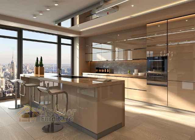 Jasa Kitchen Set Palu bahan HPL finishing modern mengkilap Jasa Kitchen Set Palu bahan HPL finishing modern mengkilap