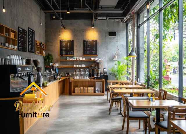 Meja Coffee Shop Minimalis